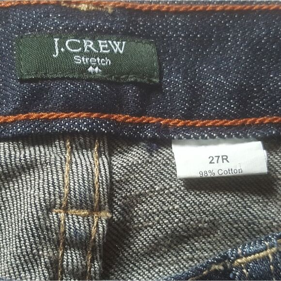 J. Crew Stretch Hipslung Dark Wash Bootcut Jeans Womens Size 27R - Picture 6 of 8